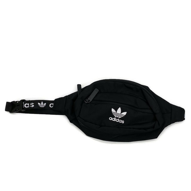 adidas Originals Unisex National Waist Pack Black Classic Fanny Pack Nwot | eBay
