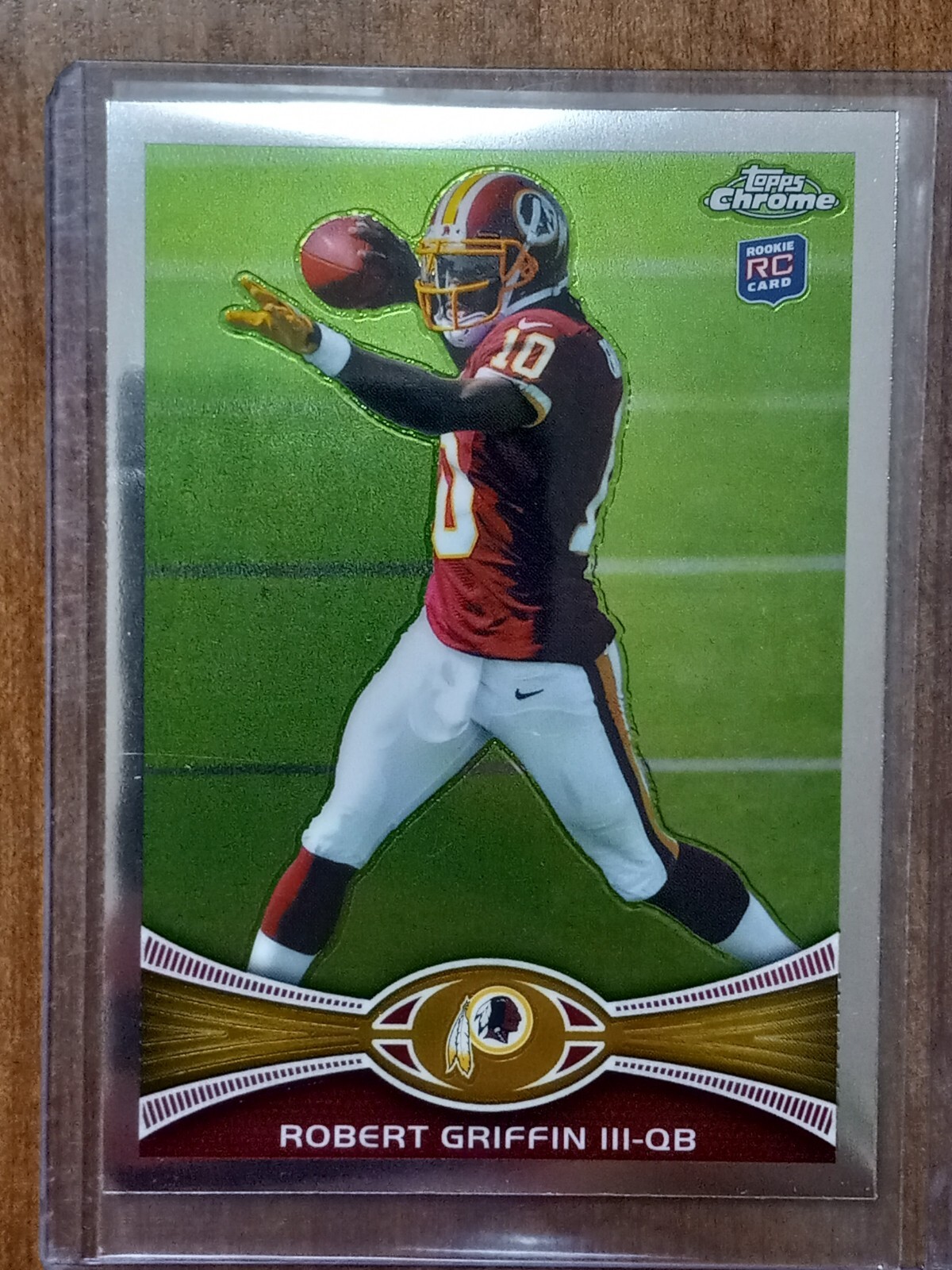2012 Topps Chrome Robert Griffin III "RG3" #200 Rookie RC Redskins Baylor