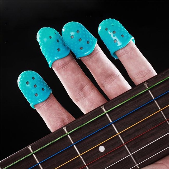 Guitar Fingertip Protectors Finger Band Guards Ukulele Guitar