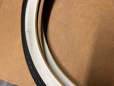 schwinn 26x2.125 typhoon cord bicycle white wall tires Schwinn Phantom 26x2.125 Typhoon Cord Bicycle Aftermarket Whitewall Tires