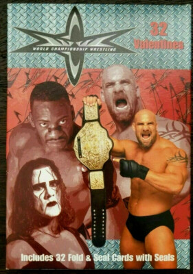 WCW Valentines Day Cards (1999) Goldberg, Sting, Booker T, Kidman, Bret Hart NIB