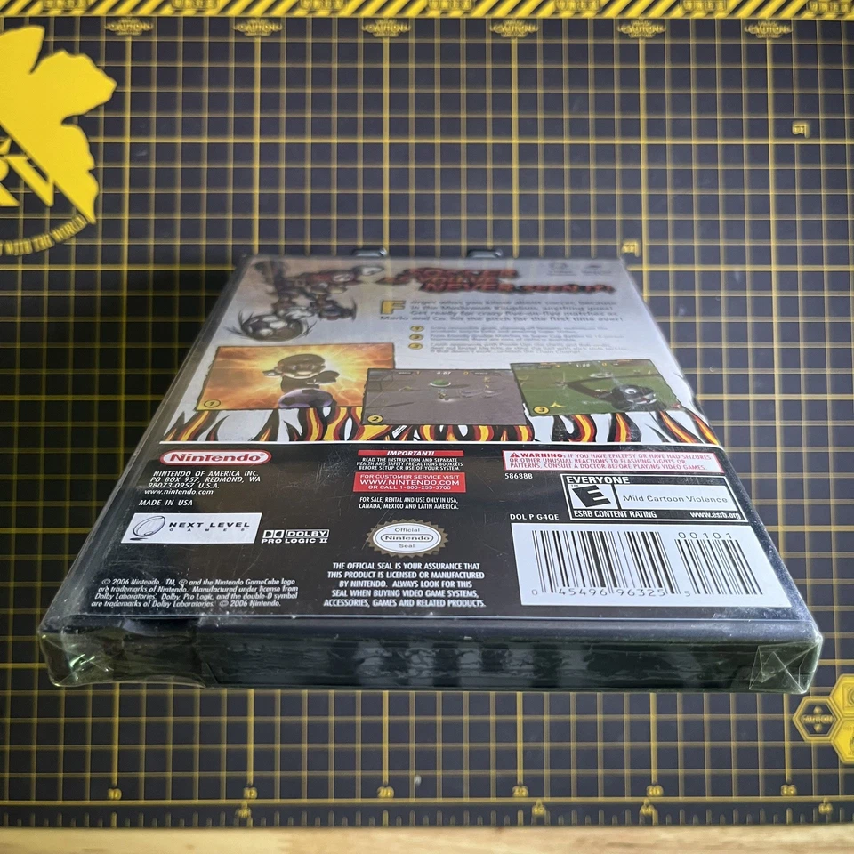 Super Mario Strikers Nintendo GameCube Brand New Factory Sealed No Tears - Image 4 of 4