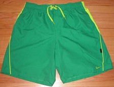 NIKE SWIM SHORTS TRUNKS GREEN L NESS4371 SU15982