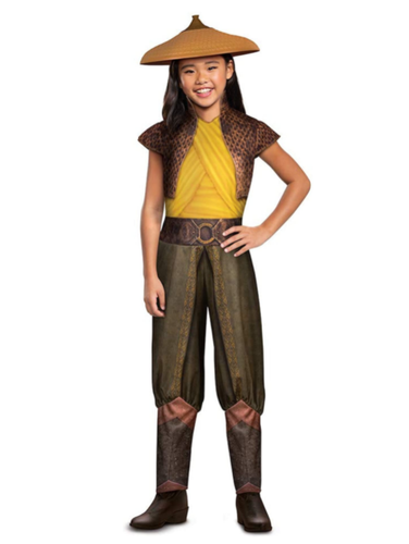 Girl's Raya and The Last Dragon Classic Raya Costume Size Small 4-6