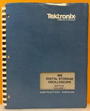Tektronix 070-3515-00 1981 7A13 468 Digital Storage Oscilloscope Vol 1 Manual.