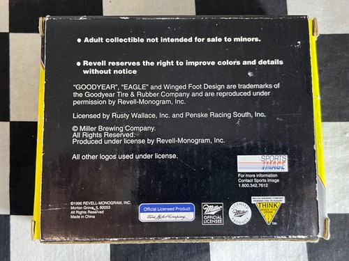 Rusty Wallace 25 Years In Racing Collector's Tin w/2 Diecast Cars 1:64 Revell - Picture 9 of 9