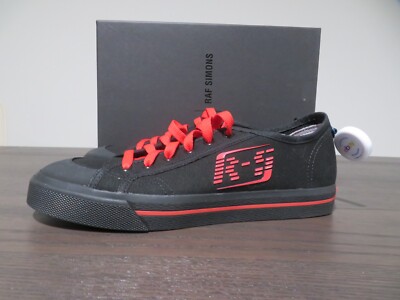 Adidas x Raf Simons Spirit Mens 8 Shoes Black Red Sneaker BB2686