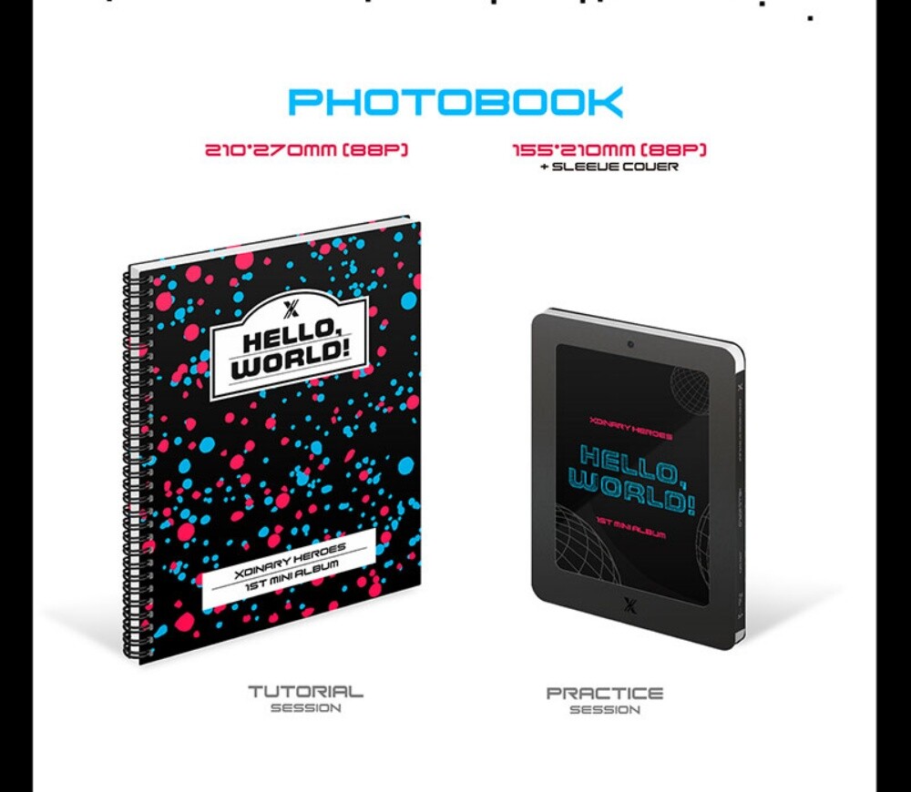 Xdinary Heroes 1st Mini Album Hello world Random Ver CD+P.Book+