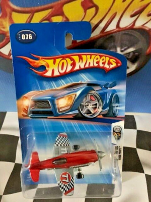 Hot Wheels 2004 FE 76/100 076 First Edition Madd PropZ ORANGE Micro5SP Airplane