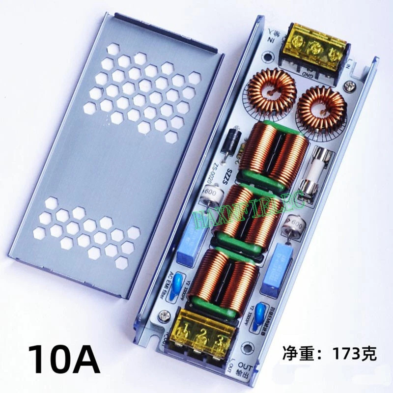 220V EMI Electromagnetic Interference Power Filter Filtering Pulse surge Lightni - Bild 2 von 4