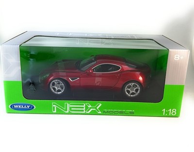Alfa Romeo 8C Competizione Red 1/18 Scale Diecast Model Car By