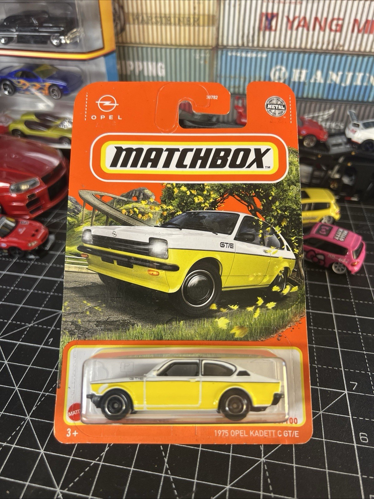 2022 Matchbox #56 1975 Opel Kadett C GT/E POLAR WHITE / SIGNAL YELLOW /MOC