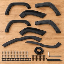 Black Fender Flares For Jeep Cherokee Xj 4dr Sport Utility 84-2001 -textured