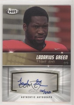2012 SAGE Hit Gold 16/250 Ladarius Green #A89 Rookie Auto RC 1u6