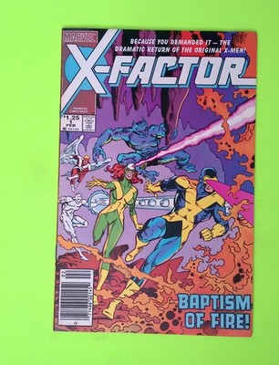 X-Factor #1 Vol. 1 1986 Marvel Comics 1st App Newsstand 7.0 Comic Book P66-167