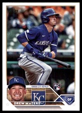 Drew Waters 2023 Topps #543 Royals MLB READ FREE SHIPPING AutographDen