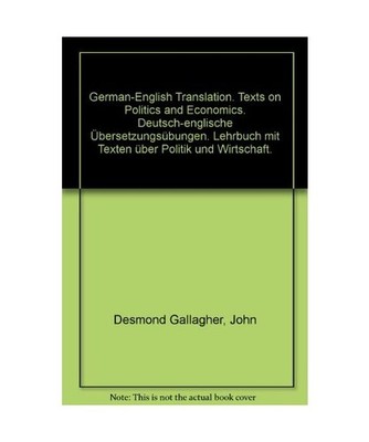 German-English Translation /Deutsch-englische Übersetzungsübungen: Texts on Po