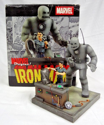 Diamond Select Toys Marvel Origins Collectible Resin Iron Man Statue 728/2500!