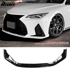 Fits 21-25 Lexus Is350 Is300 F Sport Front Bumper Lip Gloss Black Abs Spoiler Fits 21-25 Lexus Is350 Is300 F Sport Front Bumper Lip Gloss Black Abs Spoiler