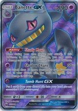 Banette GX - 157/168 - Full Art Ultra Rare NM, English Pokemon Celestial Storm on eBay