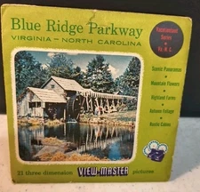 Viewmaster Blue Ridge Parkway VA & NC Packet A855  3 Reels