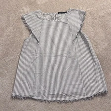 Doe & Rae Pin Stripe Top Size L