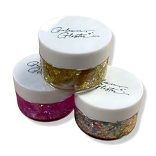  50 Galexie Glister Kid's Bubble Gum Pop Glitter Gel Trio 1.5 oz.  45ml