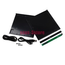 External USB Slim Case Enclosure for 9.5mm SATA Laptop Tray Load CD DVD Drive