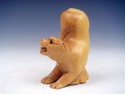 Japanese Boxwood Hand Carved Netsuke Sculpture Furious Tiger On Rock #05242301 — photo 2