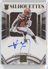2015 Crown Royale Rookie Silhouettes Gold Signatures 10/49 Vince Mayle Auto 5h6