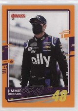2021 Panini Donruss NASCAR Orange Jimmie Johnson #117 HOF 0i1b
