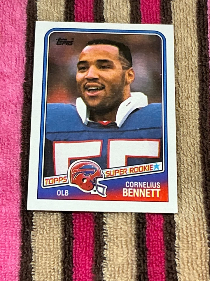 1988 TOPPS RC #230 CORNELIUS BENNETT BILLS STARS NMMT FOOTBALL SUPER ROOKIE CARD - Photo 1/2