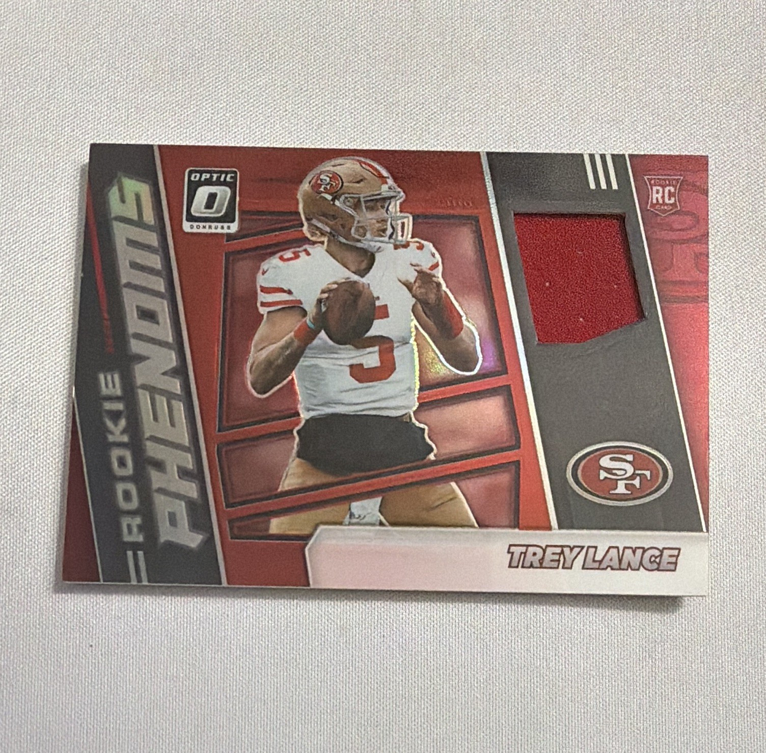 Trey Lance Panini Donruss Optic Rookie Phenoms Horizontal Memorabilia #RPH3 Base
