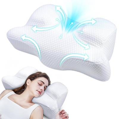 #ad Cervical Neck Beauty Pillow Back Sleeper Pillow Reduces Pressure on Skin amp; ... $32.25