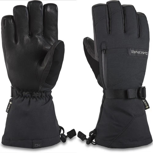 Dakine Titan Leather Palm GoreTex Ski Gloves Black NEW snowboard mens large XL