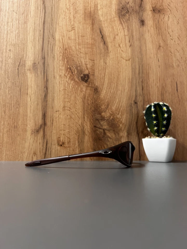 Vintage Oakley Minute Brown Sunglasses Gorpcore Outdoor Y2K rare plate mountain - image 3 of 4