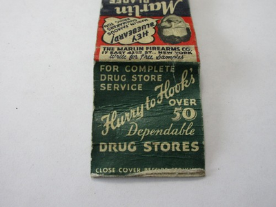 #ad #ad Vintage: Hook#x27;s Drug#x27;s Auto Petroleum Oil Parts Coal Matchbook Advertising $14.99