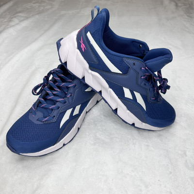 Reebok Vizome Big Kids Sneakers Shoes Batik Blue Orchid Ice Nwob Size 6