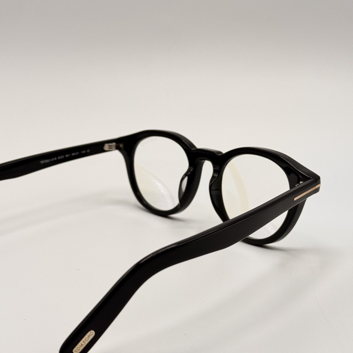 Tom Ford Eyeglasses Frame TF5931-D-B 001 Black Round Blue Light 