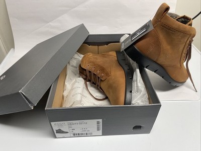 ECCO Bella Hydromax Women s Leather Ankle Boots Amber EU 39 US 8-8.5 NWT