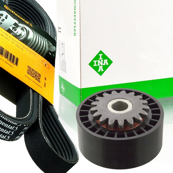 Contitech 4PK905 Keilrippenriemen + Rolle FüR Dacia Logan Sandero Renault Nissan-image