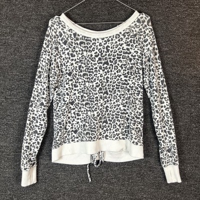 SIX /FIFTY Womans Crem sport Animal Print Size S Shirt