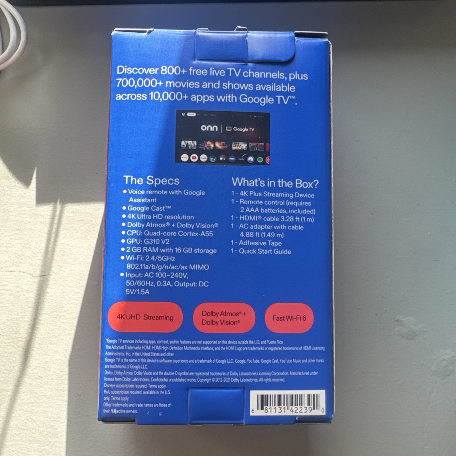 Onn Streaming Device **read Description**