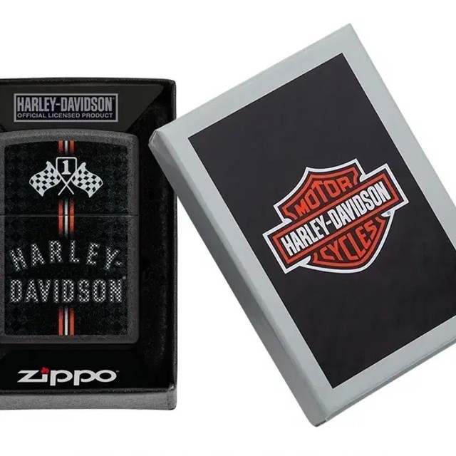 Harley-Davidson Limited Edition Black Racing Zippo Lighter