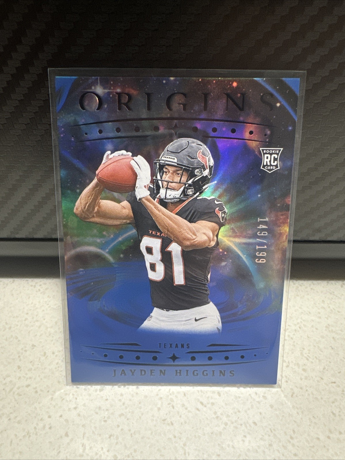 2025 Panini Origins - Jayden Higgins #132 Holo Blue /199 (RC) 🔥