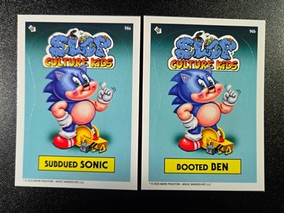 1st Edition Sonic the Hedgehog Video Game Movie Garbage Pail Kids Spoof SCK Card