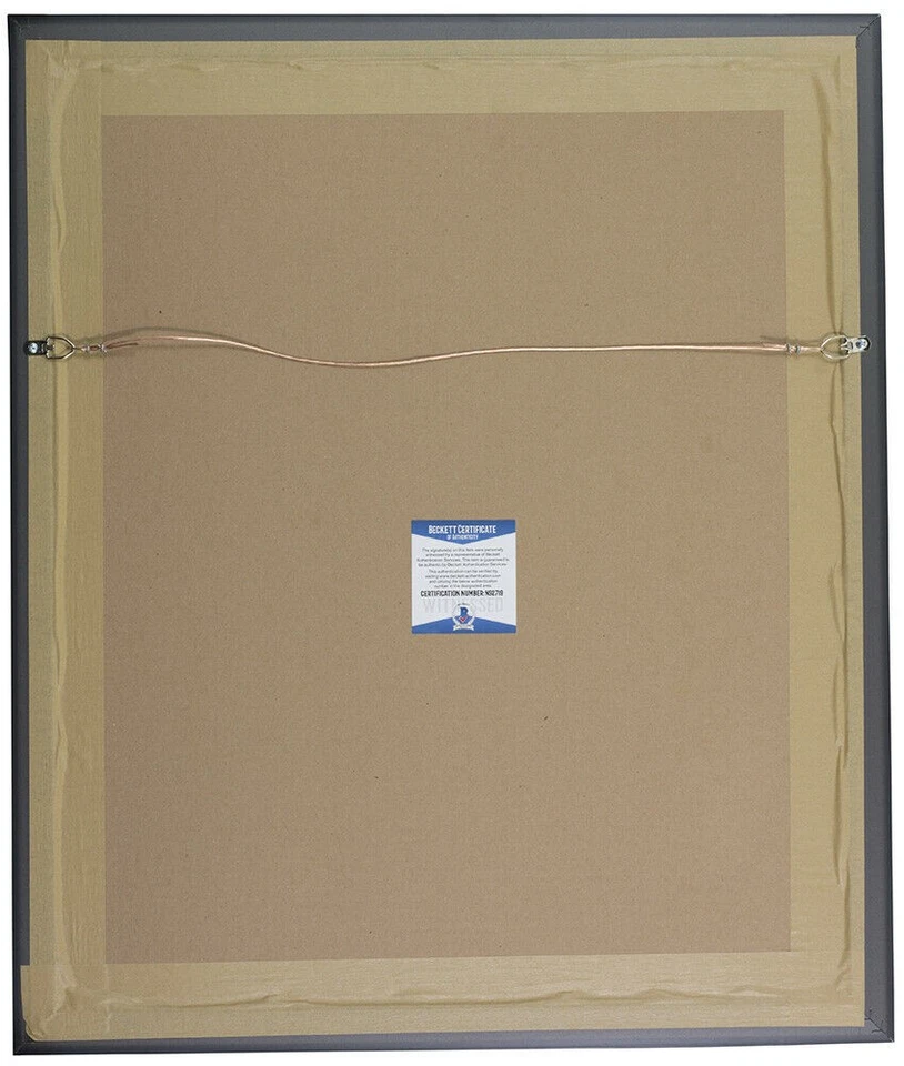 Foto BAS 16x20 firmada por Ezekiel Elliott enmarcada de los Dallas Cowboys Foto 4 de 4