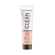 COVERGIRL Clean Invisible Foundation Makeup, Light Ivory, 1oz