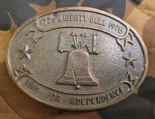 Bi Centennial Liberty Bell 1776-1976 Vintage Belt Buckle