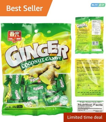 Tasty 5.6 Ounce Ginger Coconut Hard Candy - Share the Flavor of China!